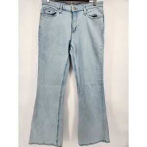 OLD‎ STOCK TOMMY JEANS HIPSTER FLARE Jeans Women's Size 8 Light Wash